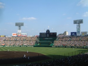 甲子園球場です！